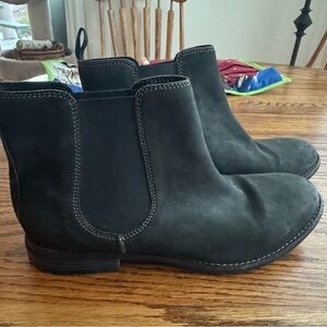 Clarks Black Ankle Boots